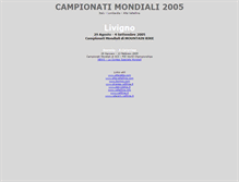 Tablet Screenshot of 2005.bormio.it